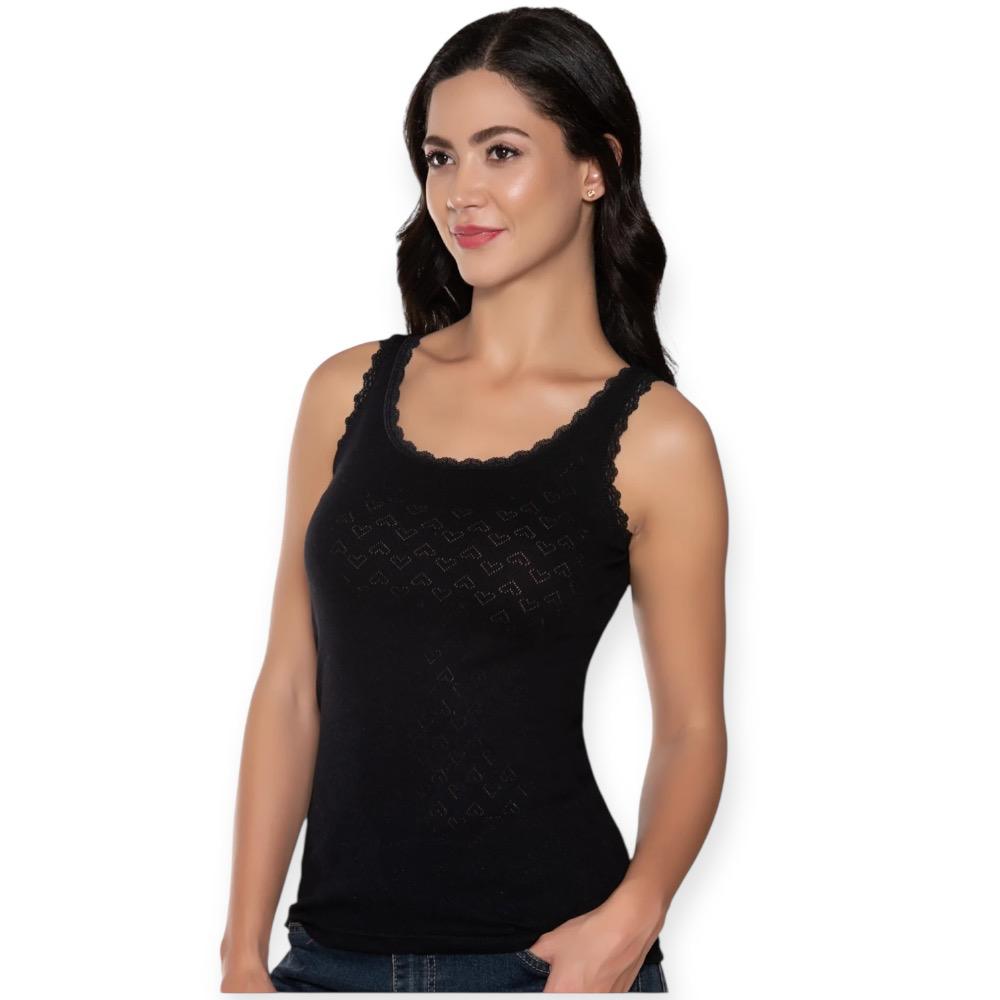 GÜMÜŞ 3081 M KADIN JAKARLI GENİŞ ASKI ATLET