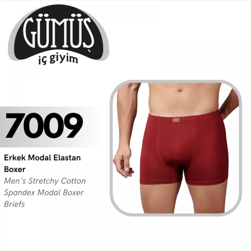 GÜMÜŞ 7009 M ERKEK MODAL  ELASTAN BOXER