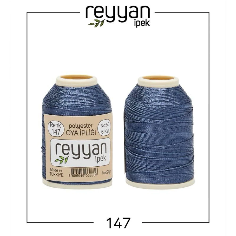 REYYAN İPEK 20 GR POLYESTER OYA İPLİĞİ