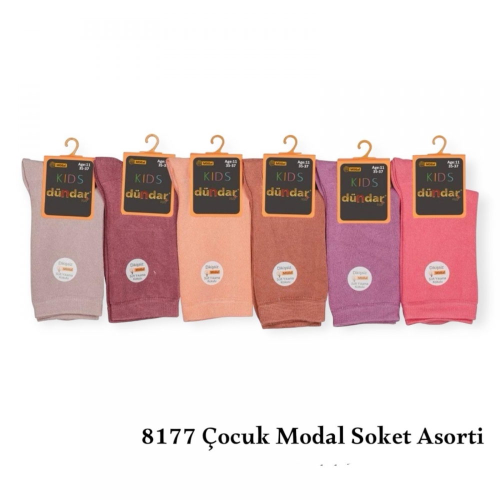 DÜNDAR 4 MEVSİM ÇOCUK MODAL ÇORAP 7 YAŞ