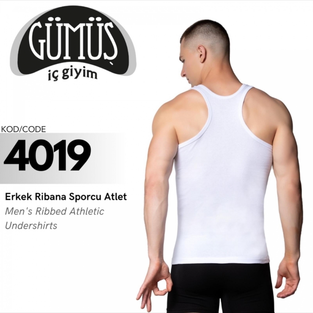 GÜMÜŞ 4019 S ERKEK RİBANA SPORCU ATLET