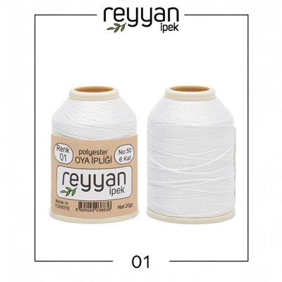 REYYAN İPEK 20 GR POLYESTER OYA İPLİĞİ
